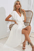ruffled-tied-v-neck-midi-dress Sophia's Trends - Sophia's Style-Black-S